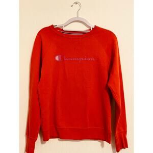 Champion Red Sweatshirt Size.